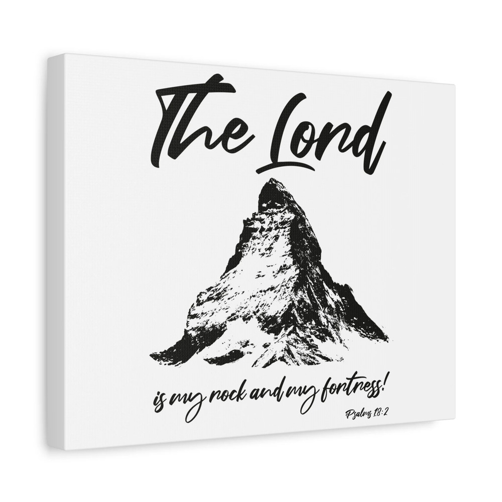 Scripture Walls Psalms 18:2 My Rock My Fortress Bible Verse Canvas Christian